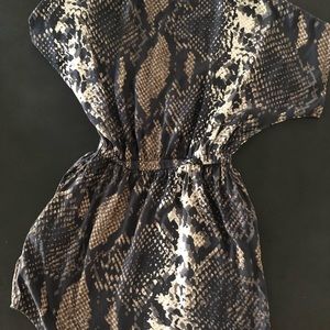 Snakeskin dress
